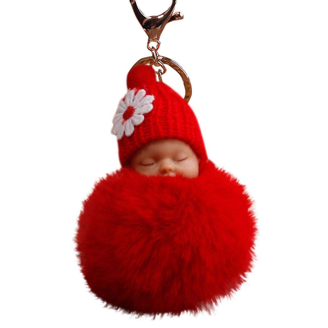 Lulika Mignon Fourrure Moelleux Pompom Dormir Bebe Poupee Porte Cles Porte Cles Sacs Charme Pendentif Bijoux Et Cosmetique Jeux Et Jouets Eng Bouldermicrofinance Org