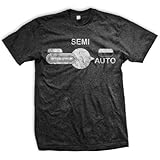 ENDO Apparel M16 Fire Selector Switch Men’s T-Shirt X-Large Heather Black, Online Clothing Store