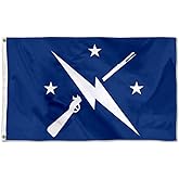 Cayyon Commonwealth Minutemen Flag Banner Outdoor Indoor Decoration Flag 3x5Feet Double Stitched Polyester with Brass Grommets