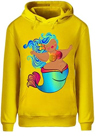 Tsuyokiss Men's Chubby Mermaid custom Jumper yellow