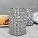 VINCIGANT Silver Decorative Flower Vases Candle Lantern for Coffee Table Centerpieces,Gifts for Anniversary/Wedding/Christmas