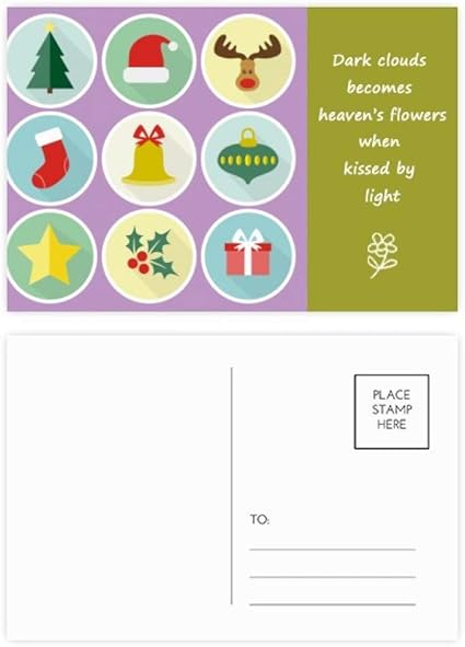 Poesia Di Natale Albero.Cerchio Albero Di Natale Verde Illustrazione Poesia Set Cartoline Di Ringraziamento 20 Pezzi Amazon It Cancelleria E Prodotti Per Ufficio