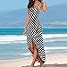 Han Shi Dress, Sexy Women Sleeveless Stripes Dress Casual Ladies O-Neck Ankle-Length Bodycon Party Dress Skirts Sundress (XL) Black