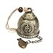 Raza Vintage Buddha Statue Pattern Bell Blessing Feng Shui Wind Chime for Good Luck Fortune Home Car Crafts Hanging Decoration Gift