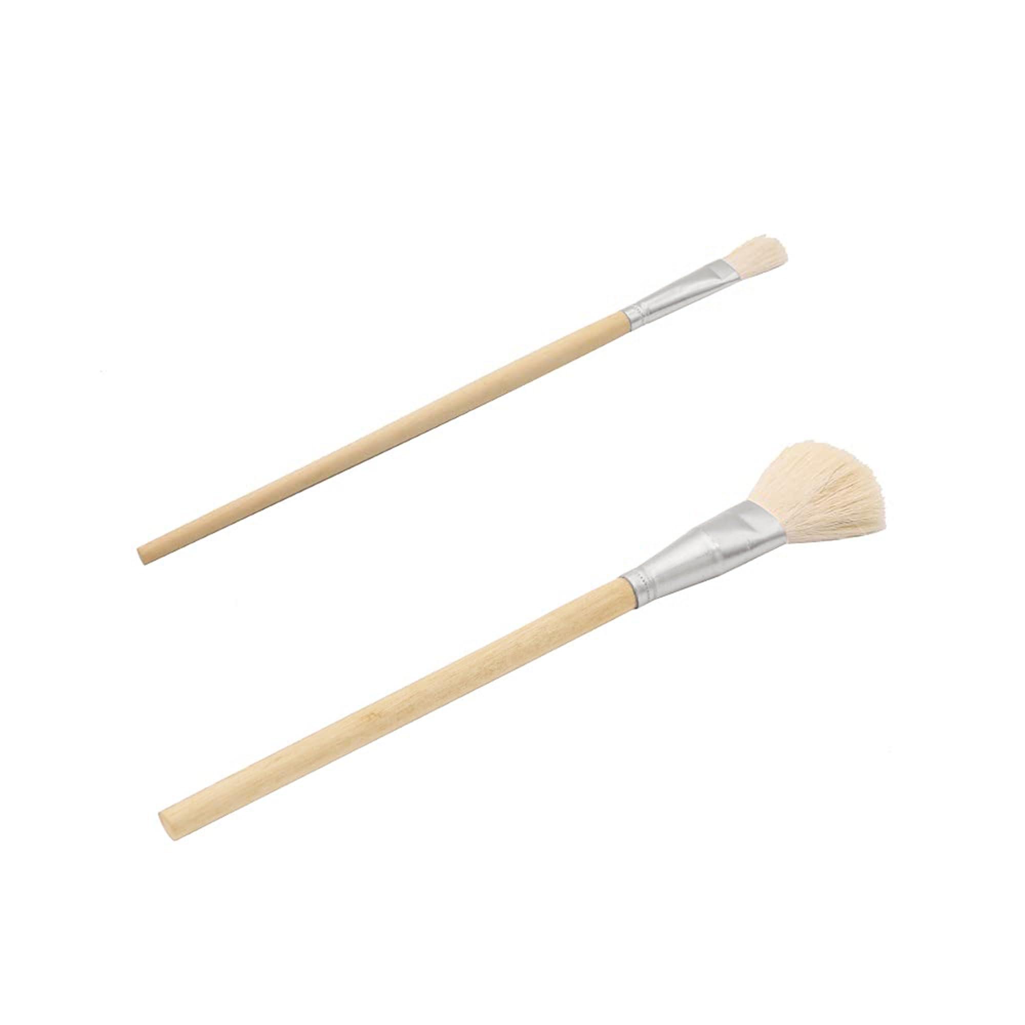 Gilding Brush - Goat Hair Paint Brush for Edible Gold Leaf, Flakes, Sheets (Type2 & Type7) - Leaf Sweeper