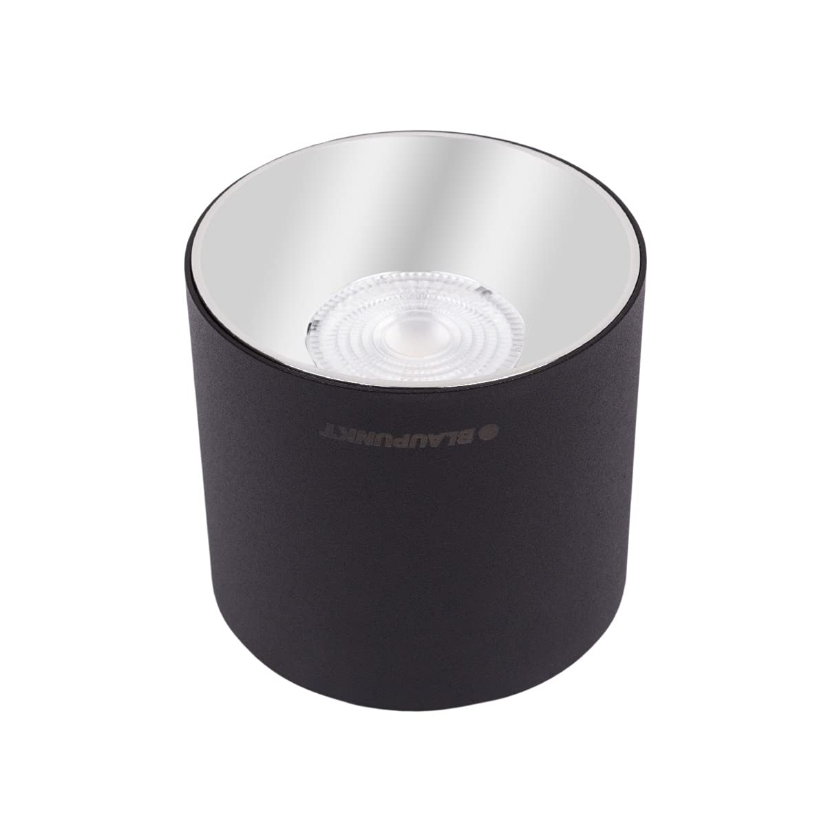 Blaupunkt LED Downlight Spot – Surface Mounted – Ceiling Lighting – 10W – Modern Design – 1000 Lumens – Flicker Free – Easy Installation – Black – Warm White 2700K – Beam Angle 60°