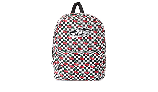vans cherry checkered backpack