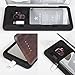 Galaxy S9, SKINU [Galaxy S9 Wallet Case] Galaxy S9 Charger Dual Layer Hidden Credit [S9 Card Case] Holder ID Slot Card Case with Inner USB Type C Adapter and Mirror for Galaxy S9 (2018) - Rose Gold