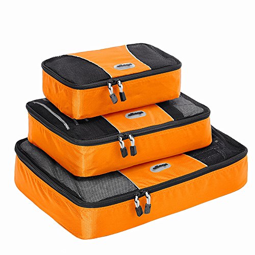 Ebags packing cubes - 3pc set (tangerine)