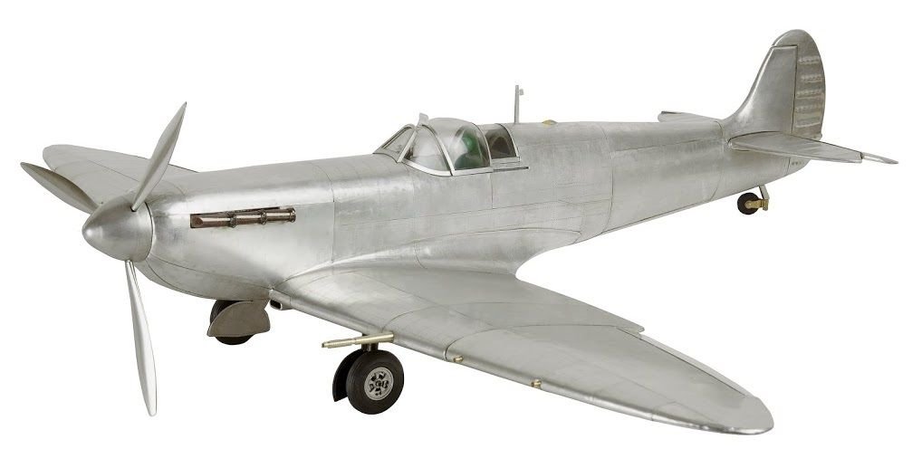 aluminum airplane model