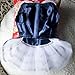 PanDaDa Pet Dog Tutu Dress Princess Stripe Bow Lace Skirt Puppy Clothes Appa...