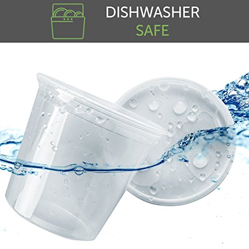 [48 Pack, 24oz] Clear Plastic Containers With Lids - Deli Containers With Lids Plastic Food Containers - Freezer Containers Meal Prep Containers for Food - Food Storage Containers by Prep Naturals - Thumbnail 4