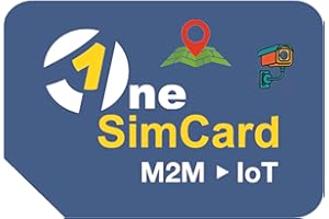 ONESIMCARD IoT SIM Card for GPS Tracking Device or Security Camera. Service in Over 200 Countries & Territories on Over 400 Networks. 2G/3G/4G/5G Capable. Plans Start at $3.60 for 90 Days. No Contract.