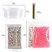 Slime Making Materials kit, Teenitor 10 pcs Slime Storage Containers and12 pcs Glitter Jars, 10 Pack Foam Beads, 3 pcs Fishibowl Beads, 2 Pack Confetti& 2 Pack Fruits Pieces for Art DIY Slime