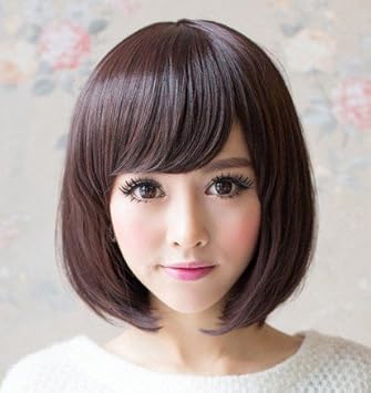 Amazon Com Partial Sea Sweet Stay In Shape Long Real Hair Bangs