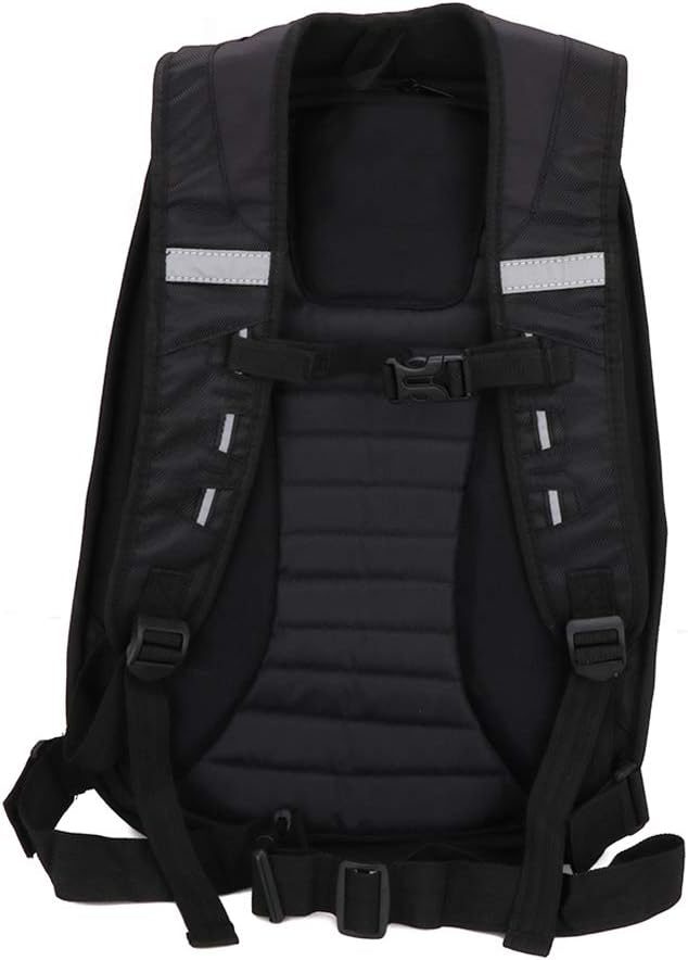 Motorcycle Backpack Waterproof Hard Shell Backpack Carbon Fiber Riding Backpack: Clothing