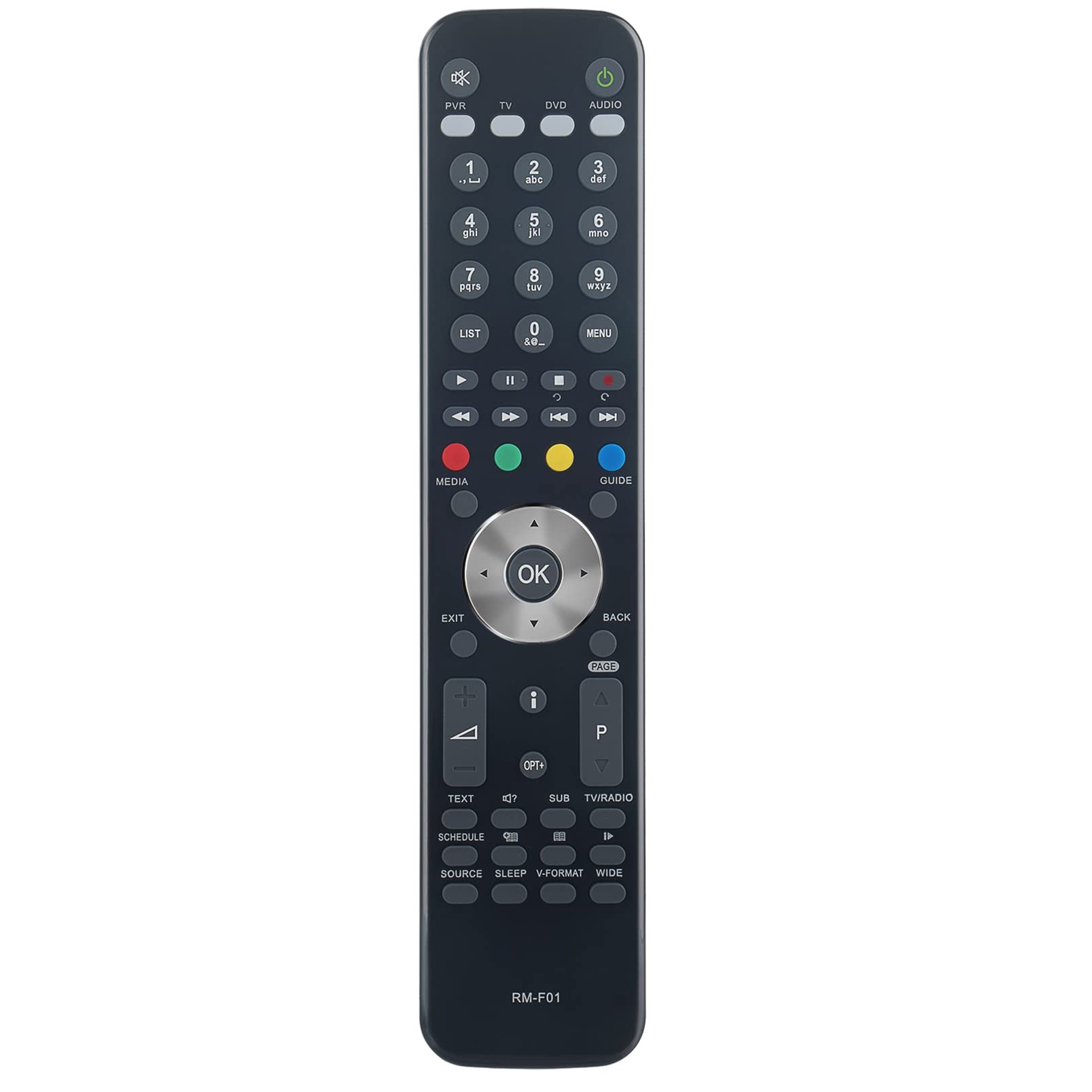 ALLIMITY Remote Control Replace fit for Humax Freesat HDR Box 320 500GB 1TB RM-F01