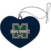 GRAPHICS & MORE Mercyhurst University Primary Logo Heart Love Wood Christmas Tree Holiday Ornament