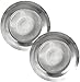 Two Pack Stainless Steel Kitchen Sink Strainers Large Standard Size by Virtual Elements 4.5 Inch Diameter