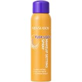 MISS SEASON Flex-Lock Makeup Setting Spray: 3S Fast-Setting Microfine Mist | 24H Waterproof &amp; Sweatproof Matte Finish, 3 in 1 Primer + Setter + Skin Recovery, Transfer-Resistant &amp; Blurring Effect