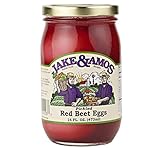 Jake & Amos Pickled Red Beet Eggs, 16 Oz. Jar (Pack of 2)