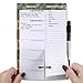 SynLiZy Weekly meal planners Meal Planning Pad Magnetic Menu Planner for Refrigerator Door with Perforated Tear-Off Grocery Shopping Lists 6