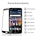 [3-Pack] TAURI Screen Protector for LG Stylo 3, [Full Cover] Multiple Defense Technology Tempered Glass - Black