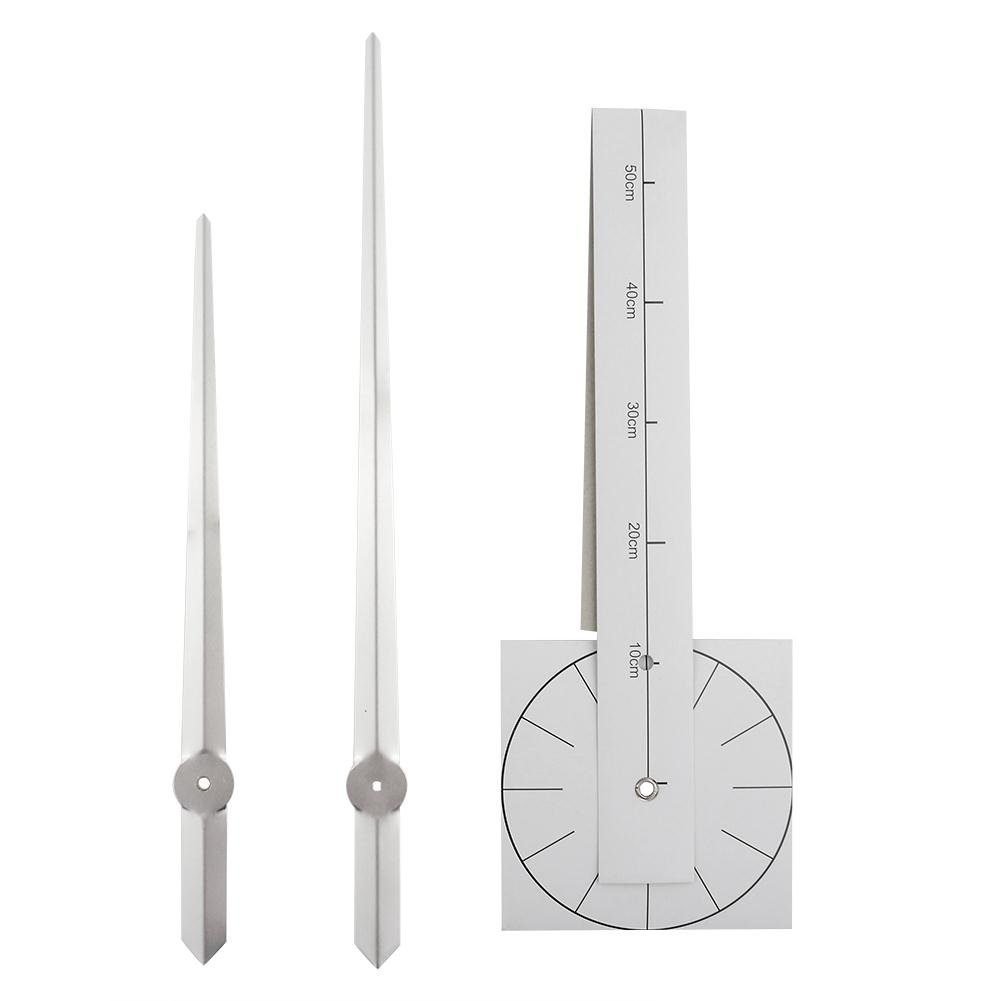 Soledi Large 3D Mirror Effect Stickers Decal Frameless Number Figure DIY Wall Clock Living Bed Room Home Decoration Decor