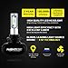 NIGHTEYE 9006 HB4 LED Headlight Bulbs Conversion Kit CSP LED Chip 6500K Cool White 50W 8000LM - 3 Year Warranty