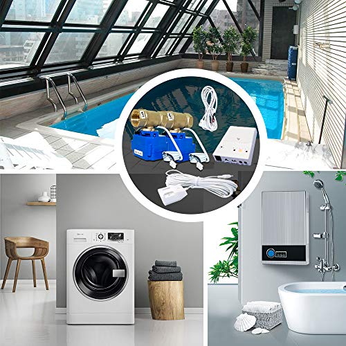 ESDS Automatic Water Leak Shut Off Valve System,Water Leak Detector with 2 Valves,2 Sensors and