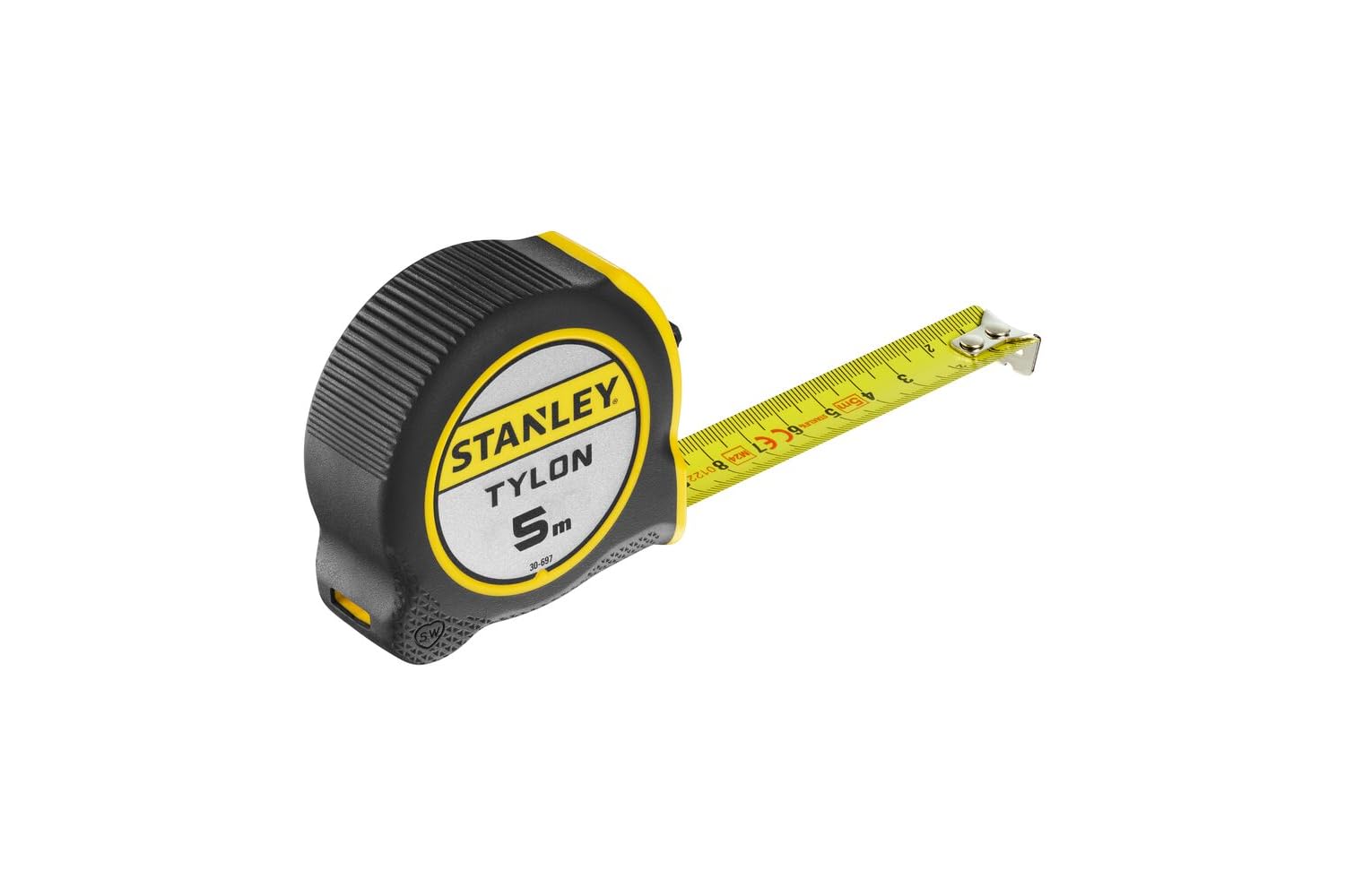 Stanley 0-30-697"Tylon" Tape Measure, Black/Yellow, 5 m/19 mm