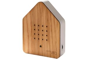 RELAXOUND Cherry Wood Zwitscher Box - Bird Chirping Ambient Sound - Battery Powered