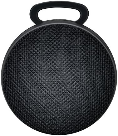 Mini Portable Bluetooth Speakers Outdoor Wireless Subwoofer Fabric Surface Support FM Radio/AUX Mode/TF Card with Carabiner Black