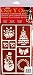 Armour Etch Over N Over Stencil, Christmas primary