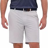 Greg Norman Men's Stretch Short (US, Numeric, 40, Regular, Regular, Gray)