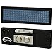 Koolertron Programmable LED Digital Scrolling Message Name Tag Id Badge(12x48 Pixels) (Blue)