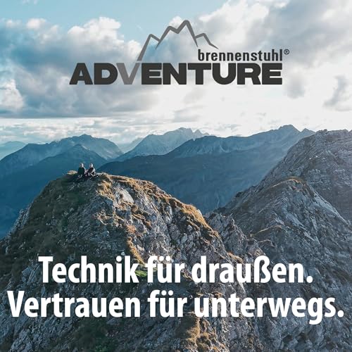 Brennenstuhl Cable reductor Camping con enchufe CEE y acoplador de conexión a tierra (cable de 1,5 m en naranja, H07RN-F 3G2.5, 230V/16A, para uso permanente en exteriores IP44, fabricado en Alemania)