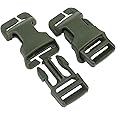 2pcs 2.5CM QASM Quick Attach Surface Mount Buckle Tactical Mil-spec MOLLE PALS Webbing Hunting Vest Modular Attachment Point