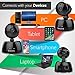 SereneLife Indoor IP Camera - HD 720P Network Security Surveillance Home Monitoring w/Motion Detection, Night Vision, Ptz, 2 Way Audio, iPhone Android Mobile App Pc WiFi Access - IPCAMHD30BK