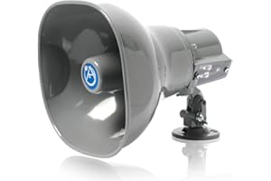 AtlasIED Horn Speaker with 15-Watt 25V/70V/100V Transformer