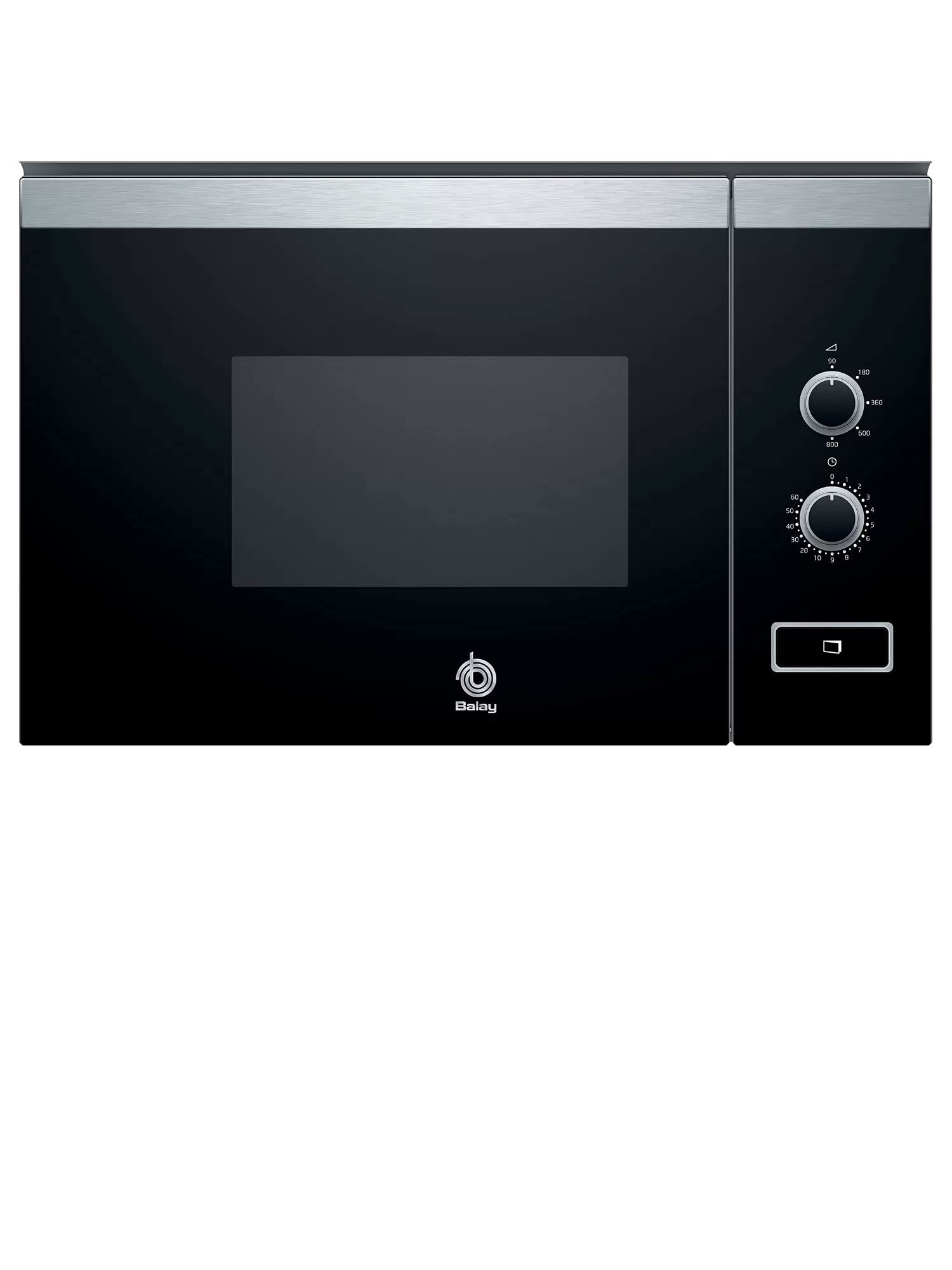 Balay-3CP4002X0-Microondas-Integrable-Capacidad-20L-Sin-grill-2018-Cristal-Negro-Inox