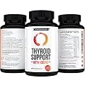 Best Natural Thyroid Support Supplement to Improve Energy & Lose Weight - Includes Iodine & L-Tyrosine to Improve Concentration, Increase Metabolism & Reduce Brain Fog - One Month Supply, Includes 'Feel-Like-Your-Old-Self-Again' Guarantee!
