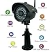 Sumpple Wifi Wireless/Wired 720P Digital Video Outdoor/Indoor IP Network Camera, Night Vision, IP66 Waterproof, Video Record, Snapshot, Motion Detection, Email Alarm, Support IOS, Android or PC Black