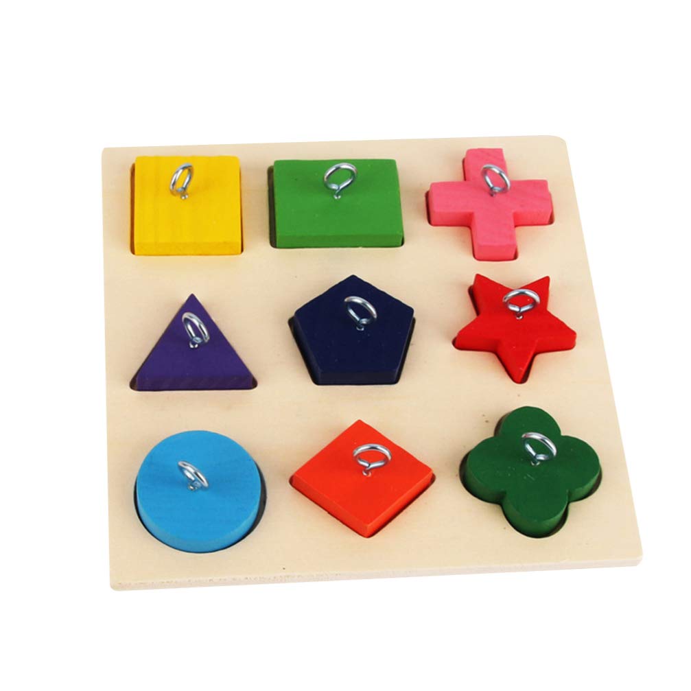 Balacoo Parrot Toys Attractive Training Interactive Educational Toy Parrot Wood Block Pet Supplies Bird Playing Toy for Parrots Birds