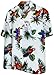 Parrots Hawaiian Shirt, White