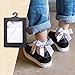 Creazy Women Ruffle Fishnet Ankle High Socks Mesh Lace Fish Net Short Socks (C)