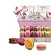 LeilaLove Macarons - Paris18 Macarons with dozen flavors - box varies in color