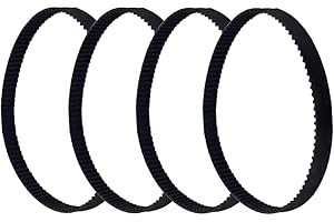 Zeelo GT2 Closed Loop Timing Belt Rubber 2GT 6mm 3D Printers Parts 500 mm Synchronous Belts Part - (4 Pcs)