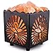 CRYSTAL DECOR Himalayan Pink Salt Lamp Basket & Dimmer Cord Bulb