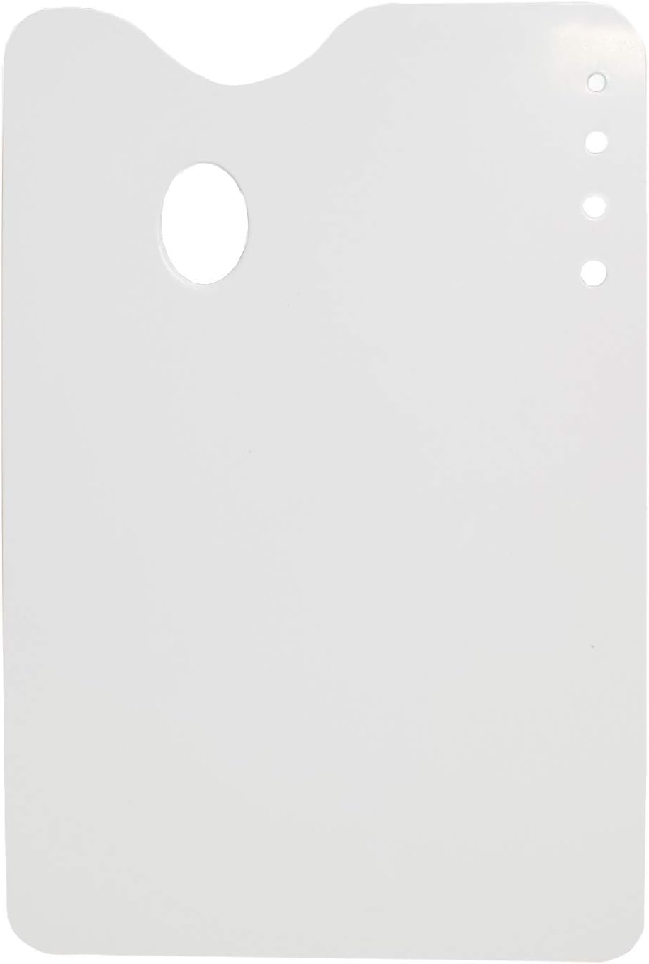 Artway Flat Rectangular Paint Palette, 350mm x 235mm, Plastic Painting Palette for Watercolour Gouache